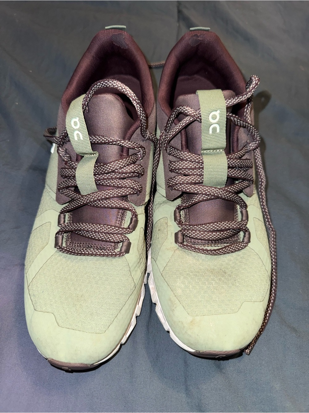 On Cloud Women's Athletic Shoes in Sage/Plum
